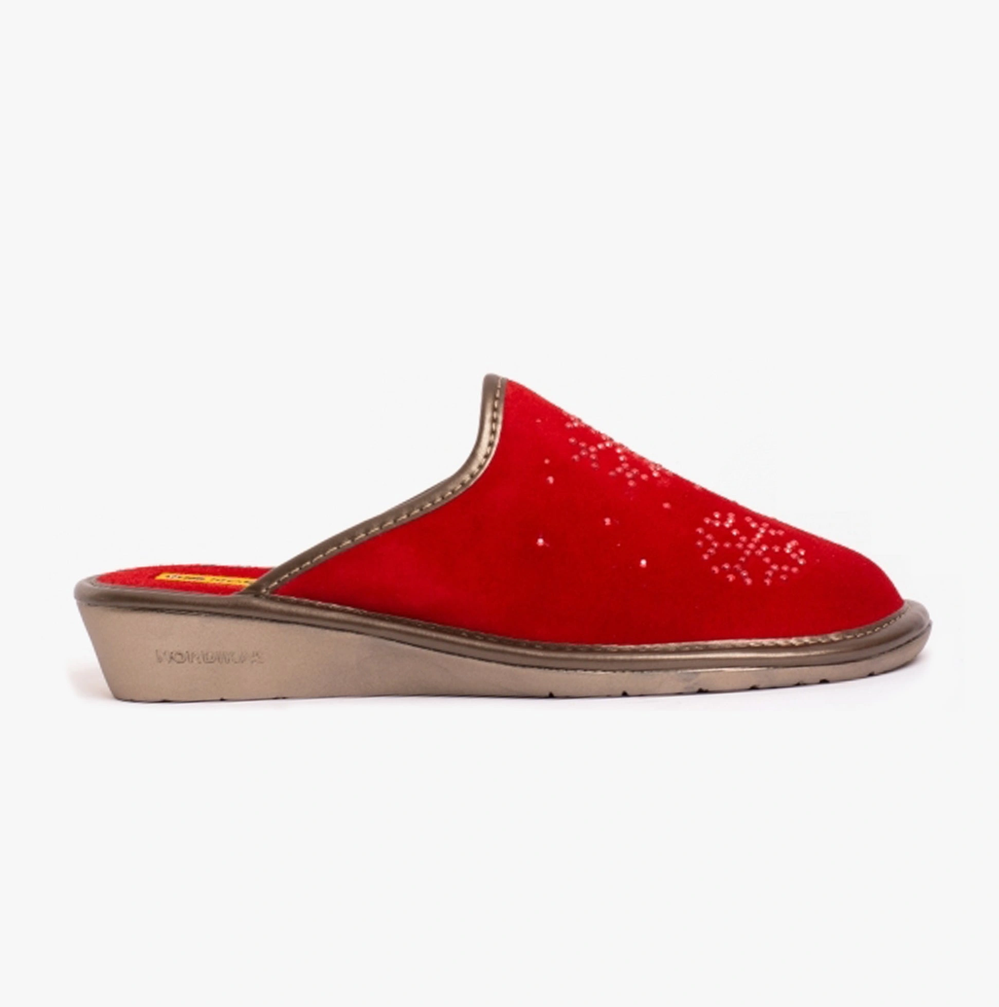 Nordikas AFELPADO Suede Mules: Cozy Cherry Slippers for Women - Step Into Bliss!